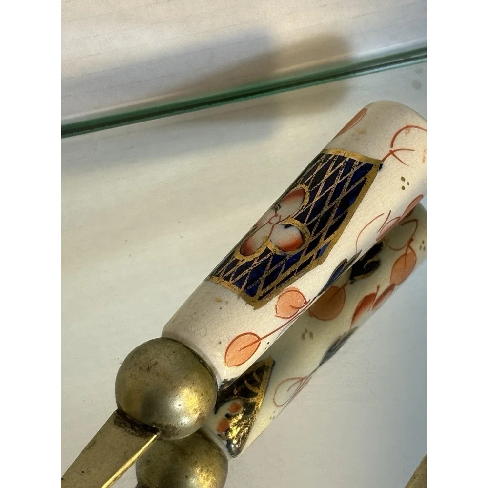 Slack & Barlow Serving Spoon And Fork Imari-Style